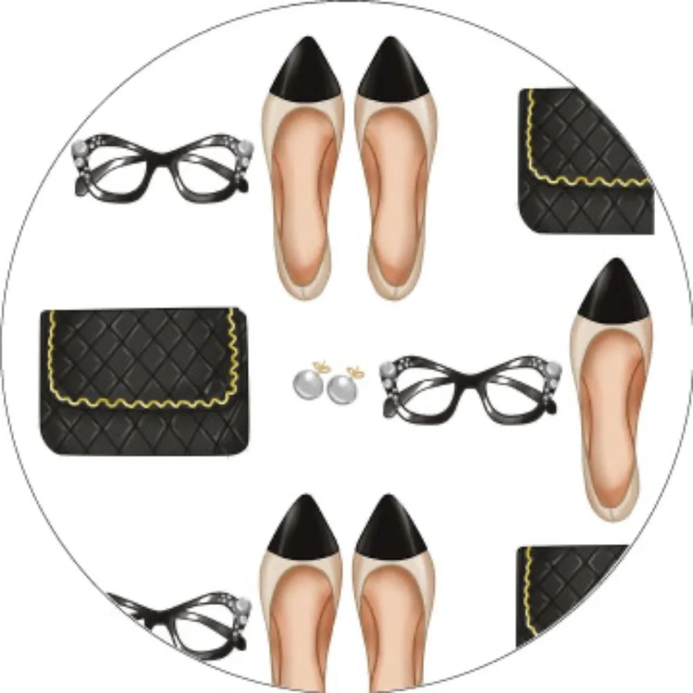 x60 Handbag Shoes Stickers Fashion Scrapbook Planner Stickers